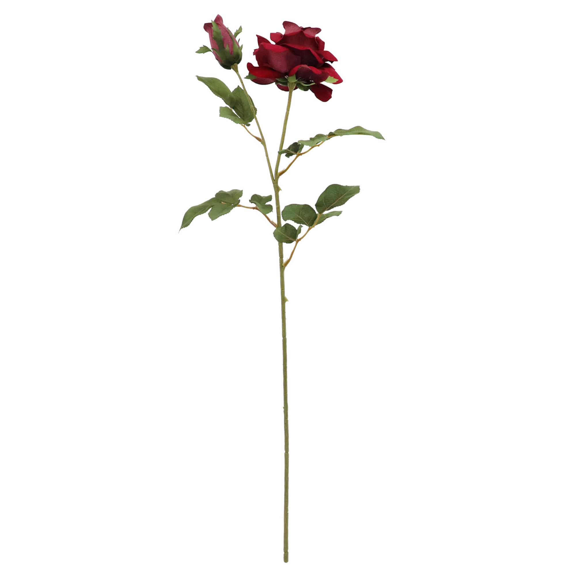 Burgundy Velvet Rose Stem by Ashland®